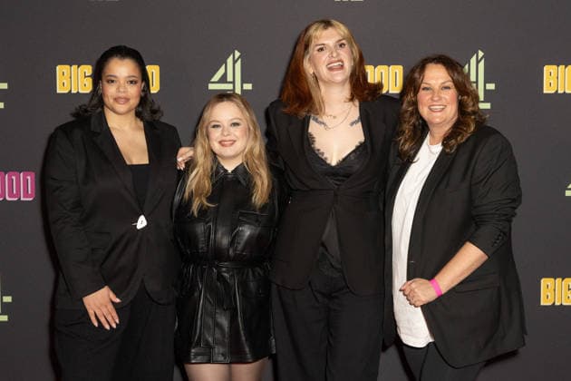 March 17, 2026, London, United Kingdom: (L-R), Lydia West, Nicola Coughlan, Camilla Whitehill and guest attend a photocall during the season two screening of the Channel 4 comedy series Big Mood, at BFI in London. London United Kingdom - ZUMAs197 20260317_aaa_s197_157 Copyright: xPhilxLewisx