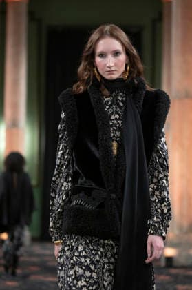 Johanna Ortiz - Mercedes-Benz Fashion Week Madrid A model walks the runway wearing a design by Johanna Ortiz during Mercedes-Benz Fashion Week de Madrid in IS Cervantes, 17 March 2026 Spain Madrid Spain Copyright: xAtilanoxGarciax xSOPAxImagesx photos09027