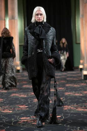 Johanna Ortiz - Mercedes-Benz Fashion Week Madrid A model walks the runway wearing a design by Johanna Ortiz during Mercedes-Benz Fashion Week de Madrid in IS Cervantes, 17 March 2026 Spain Madrid Spain Copyright: xAtilanoxGarciax xSOPAxImagesx photos09028
