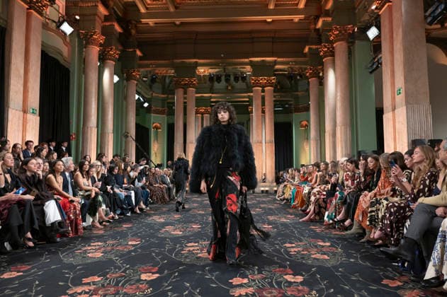 Johanna Ortiz - Mercedes-Benz Fashion Week Madrid A model walks the runway wearing a design by Johanna Ortiz during Mercedes-Benz Fashion Week de Madrid in IS Cervantes, 17 March 2026 Spain Madrid Spain Copyright: xAtilanoxGarciax xSOPAxImagesx photos09033