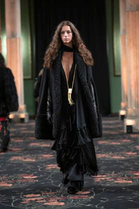 Johanna Ortiz - Mercedes-Benz Fashion Week Madrid A model walks the runway wearing a design by Johanna Ortiz during Mercedes-Benz Fashion Week de Madrid in IS Cervantes, 17 March 2026 Spain Madrid Spain Copyright: xAtilanoxGarciax xSOPAxImagesx photos09034