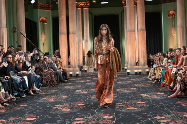 Johanna Ortiz - Mercedes-Benz Fashion Week Madrid A model walks the runway wearing a design by Johanna Ortiz during Mercedes-Benz Fashion Week de Madrid in IS Cervantes, 17 March 2026 Spain Madrid Spain Copyright: xAtilanoxGarciax xSOPAxImagesx photos09041