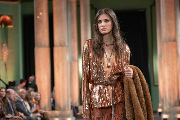 Johanna Ortiz - Mercedes-Benz Fashion Week Madrid A model walks the runway wearing a design by Johanna Ortiz during Mercedes-Benz Fashion Week de Madrid in IS Cervantes, 17 March 2026 Spain Madrid Spain Copyright: xAtilanoxGarciax xSOPAxImagesx photos09042