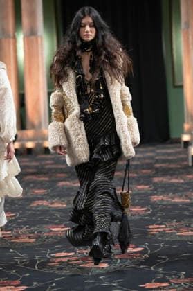 Johanna Ortiz - Mercedes-Benz Fashion Week Madrid A model walks the runway wearing a design by Johanna Ortiz during Mercedes-Benz Fashion Week de Madrid in IS Cervantes, 17 March 2026 Spain Madrid Spain Copyright: xAtilanoxGarciax xSOPAxImagesx photos09050