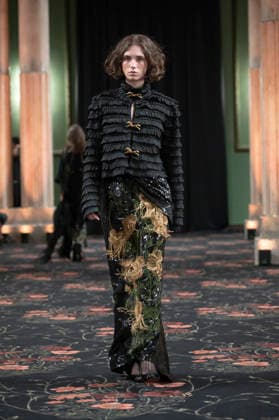 Johanna Ortiz - Mercedes-Benz Fashion Week Madrid A model walks the runway wearing a design by Johanna Ortiz during Mercedes-Benz Fashion Week de Madrid in IS Cervantes, 17 March 2026 Spain Madrid Spain Copyright: xAtilanoxGarciax xSOPAxImagesx photos09065