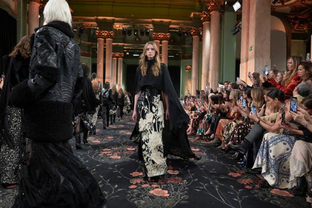 Johanna Ortiz - Mercedes-Benz Fashion Week Madrid A model walks the runway wearing a design by Johanna Ortiz during Mercedes-Benz Fashion Week de Madrid in IS Cervantes, 17 March 2026 Spain Madrid Spain Copyright: xAtilanoxGarciax xSOPAxImagesx photos09071