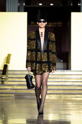 Juan Duyos - Mercedes-Benz Fashion Week Madrid A model walks the runway wearing a design by Juan Duyos during Mercedes-Benz Fashion Week de Madrid in IS Cervantes, 17 March 2026 Spain Madrid Spain Copyright: xAtilanoxGarciax xSOPAxImagesx photos08966