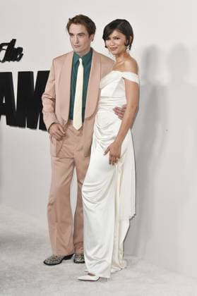 Robert Pattinson, Zendaya at arrivals for THE DRAMA Premiere, Directors Guild of America DGA Theater Complex, Los Angeles, CA, March 17, 2026. Photo By: Elizabeth Goodenough Everett Collection THE DRAMA Premiere PUBLICATIONXNOTxINxCANxCHNxFRAxITAxJPNxNORxPOLxRUSxESPxUKxUSA