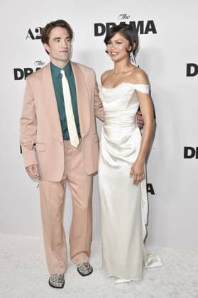 Robert Pattinson, Zendaya at arrivals for THE DRAMA Premiere, Directors Guild of America DGA Theater Complex, Los Angeles, CA, March 17, 2026. Photo By: Elizabeth Goodenough Everett Collection THE DRAMA Premiere PUBLICATIONXNOTxINxCANxCHNxFRAxITAxJPNxNORxPOLxRUSxESPxUKxUSA