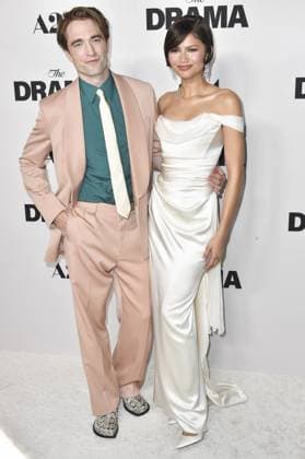 Robert Pattinson, Zendaya at arrivals for THE DRAMA Premiere, Directors Guild of America DGA Theater Complex, Los Angeles, CA, March 17, 2026. Photo By: Elizabeth Goodenough Everett Collection THE DRAMA Premiere PUBLICATIONXNOTxINxCANxCHNxFRAxITAxJPNxNORxPOLxRUSxESPxUKxUSA