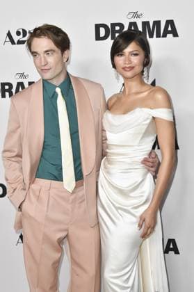 Robert Pattinson, Zendaya at arrivals for THE DRAMA Premiere, Directors Guild of America DGA Theater Complex, Los Angeles, CA, March 17, 2026. Photo By: Elizabeth Goodenough Everett Collection THE DRAMA Premiere PUBLICATIONXNOTxINxCANxCHNxFRAxITAxJPNxNORxPOLxRUSxESPxUKxUSA