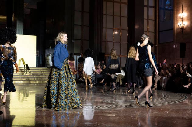 Juan Duyos - Mercedes-Benz Fashion Week Madrid A model walks the runway wearing a design by Juan Duyos during Mercedes-Benz Fashion Week de Madrid in IS Cervantes, 17 March 2026 Spain Madrid Spain Copyright: xAtilanoxGarciax xSOPAxImagesx photos09003