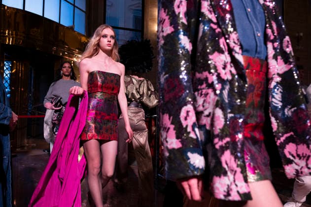 Juan Duyos - Mercedes-Benz Fashion Week Madrid A model walks the runway wearing a design by Juan Duyos during Mercedes-Benz Fashion Week de Madrid in IS Cervantes, 17 March 2026 Spain Madrid Spain Copyright: xAtilanoxGarciax xSOPAxImagesx photos09006
