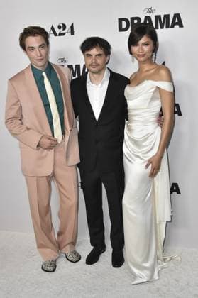 Robert Pattinson, Kristoffer Borgli, Zendaya at arrivals for THE DRAMA Premiere, Directors Guild of America DGA Theater Complex, Los Angeles, CA, March 17, 2026. Photo By: Elizabeth Goodenough Everett Collection THE DRAMA Premiere PUBLICATIONXNOTxINxCANxCHNxFRAxITAxJPNxNORxPOLxRUSxESPxUKxUSA