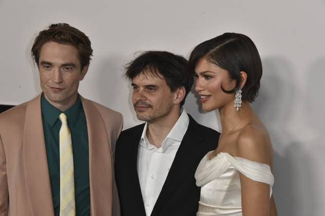 Robert Pattinson, Kristoffer Borgli, Zendaya at arrivals for THE DRAMA Premiere, Directors Guild of America DGA Theater Complex, Los Angeles, CA, March 17, 2026. Photo By: Elizabeth Goodenough Everett Collection THE DRAMA Premiere PUBLICATIONXNOTxINxCANxCHNxFRAxITAxJPNxNORxPOLxRUSxESPxUKxUSA
