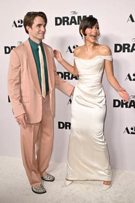 Robert Pattinson and Zendaya at the premiere of the movie The Drama The Drama Once Again at DGA Theater Complex Los Angeles, 17 03 206 Foto:xD.xStarbuckx xFuturexImagex drama_6460