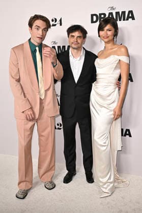 Robert Pattinson, Kristoffer Borgli and Zendaya at the premiere of the movie The Drama The Drama Again at DGA Theater Complex Los Angeles, 17 03 206 Foto:xD.xStarbuckx xFuturexImagex drama_6461