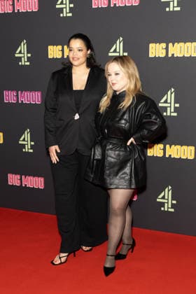 Big Mood Series 2 preview screening Cast attend the Big Mood Series 2 preview screening at BFI Southbank Featuring: Lydia West, Nicola Coughlan Where: London, United Kingdom When: 17 Mar 2026 Credit: Phil Lewis WENN London United Kingdom Copyright: xPhilxLewis WENNx wenn41158609 PLAAx wenn41158609