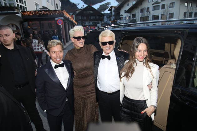 Helmut Werner, Brigitte Nielsen, Heino and Nicole Werner at the premiere of the RTL documentary series Heino Karamba, Karacho, Kult at the Filmtheater Kitzbühel Kitzbühel, 13 03 2026 Copyright: xAgenturxWehnert M.xGränzdörferx