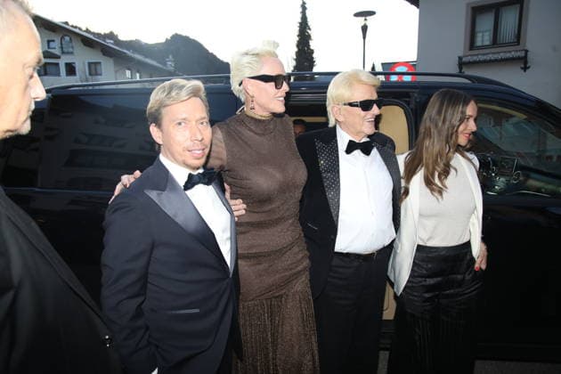Helmut Werner, Brigitte Nielsen, Heino and Nicole Werner at the premiere of the RTL documentary series Heino Karamba, Karacho, Kult at the Filmtheater Kitzbühel Kitzbühel, 13 03 2026 Copyright: xAgenturxWehnert M.xGränzdörferx