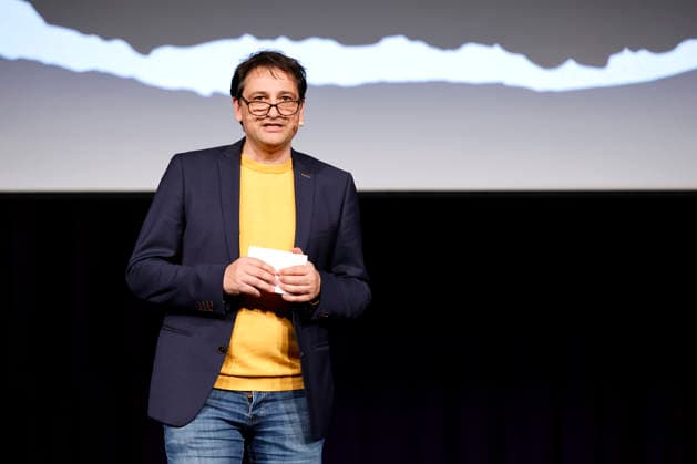 Author Stephan Klemm at the event Jan Ullrich Ein Leben für den Radsport as part of Lit Cologne 2026 at the Theater am Tanzbrunnen Cologne, 17 03 2026 NRW Germany Copyright: xChristophxHardtx
