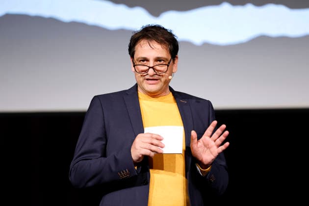 Author Stephan Klemm at the event Jan Ullrich Ein Leben für den Radsport as part of Lit Cologne 2026 at the Theater am Tanzbrunnen Cologne, 17 03 2026 NRW Germany Copyright: xChristophxHardtx