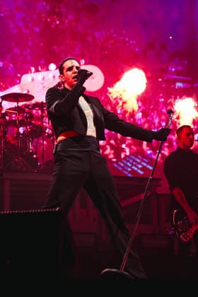 Milan, Achille Lauro performs during the Palazzetti Live 2026 Tour at the Unipol Forum Assago. Pictured: Achille Lauro (singer)  Copyright: xAlessandroxBremecx xipa-agency.netx xx IPA_Agency_IPA73075973
