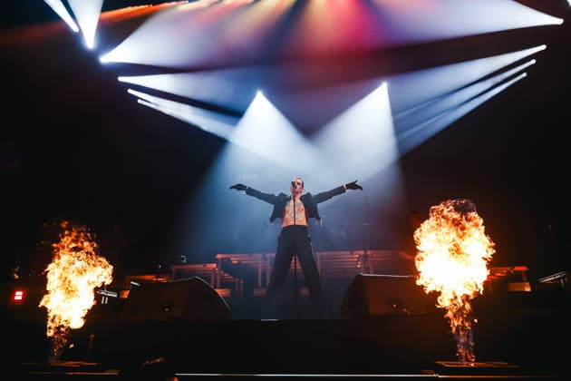 Milan, Achille Lauro performs during the Palazzetti Live 2026 Tour at the Unipol Forum Assago. Pictured: Achille Lauro (singer)  Copyright: xAlessandroxBremecx xipa-agency.netx xx IPA_Agency_IPA73075987