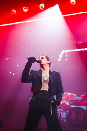 Milan, Achille Lauro performs during the Palazzetti Live 2026 Tour at the Unipol Forum Assago. Pictured: Achille Lauro (singer)  Copyright: xAlessandroxBremecx xipa-agency.netx xx IPA_Agency_IPA73075994