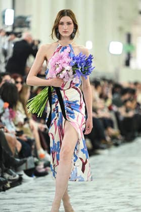 Juan Vidal - Mercedes-Benz Fashion Week Madrid, Spain - 18 Mar 2026 A model walks the runway wearing a design by Juan Vidal during Mercedes-Benz Fashion Week de Madrid in IFEMA. Madrid Spain Copyright: xAtilanoxGarciax xSOPAxImagesx photos09087