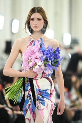 Juan Vidal - Mercedes-Benz Fashion Week Madrid, Spain - 18 Mar 2026 A model walks the runway wearing a design by Juan Vidal during Mercedes-Benz Fashion Week de Madrid in IFEMA. Madrid Spain Copyright: xAtilanoxGarciax xSOPAxImagesx photos09088