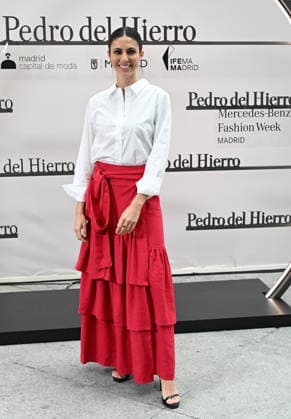 Photocall of the Pedro del Hierro fashion show at Mercedes Benz Fashion Week Madrid Ana Cristina Portillo poses at the photocall of the Pedro del Hierro fashion show at the 83rd edition of Mercedes Benz Fashion Week Madrid, at the Galería de Cristal del Palacio de Cibeles, on March 18, 2026, in Madrid Spain This years edition will be held from March 17 to 22 FAMOUS PEDRO DEL HIERRO SHOW José Madrid Madrid Madrid Spain  Copyright: xJosÃ xOlivax 7376956