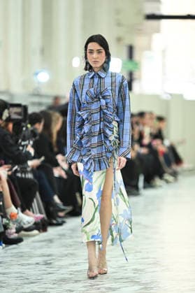 Juan Vidal - Mercedes-Benz Fashion Week Madrid, Spain - 18 Mar 2026 A model walks the runway wearing a design by Juan Vidal during Mercedes-Benz Fashion Week de Madrid in IFEMA. Madrid Spain Copyright: xAtilanoxGarciax xSOPAxImagesx photos09101