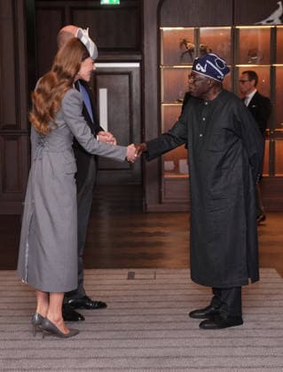 President of Nigeria s state visit to the UK The Prince and Princess of Wales receive President of Nigeria Bola Ahmed Tinubu at the Fairmont Windsor Park hotel in Englefield Green, Windsor, Berkshire, on day one of their state visit to the UK. Picture date: Wednesday March 18, 2026., Credit:Yui Mok Avalon UK, Windsor  Copyright: xYuixMokx xAvalonx 1084059741