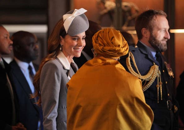President of Nigeria s state visit to the UK The Princess of Wales speaking to First Lady Oluremi Tinubu as she and the Prince of Wales received the President of Nigeria Bola Ahmed Tinubu at the Fairmont Windsor Park hotel in Englefield Green, Windsor, Berkshire, on day one of their state visit to the UK. Picture date: Wednesday March 18, 2026., Credit:Yui Mok Avalon UK, Windsor  Copyright: xYuixMokx xAvalonx 1084059770