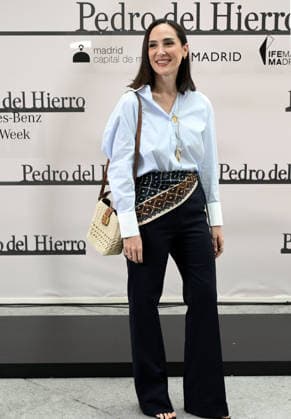 Photocall of the Pedro del Hierro fashion show at Mercedes Benz Fashion Week Madrid Tamara Falcó poses at the Pedro del Hierro fashion show photocall at the 83rd edition of Mercedes Benz Fashion Week Madrid, at the Galería de Cristal del Palacio de Cibeles, on March 18, 2026, in Madrid Spain This years edition will be held from March 17 to 22 FAMOUSES PEDRO DEL HIERRO SHOW José Madrid Madrid Madrid Spain  Copyright: xJosÃ xOlivax 7377052