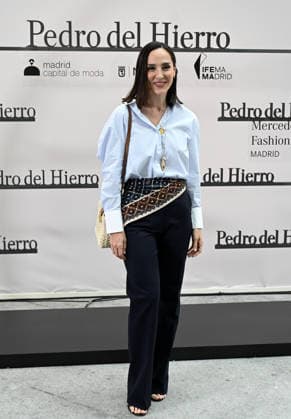 Photocall of the Pedro del Hierro fashion show at Mercedes Benz Fashion Week Madrid Tamara Falcó poses at the Pedro del Hierro fashion show photocall at the 83rd edition of Mercedes Benz Fashion Week Madrid, at the Galería de Cristal del Palacio de Cibeles, on March 18, 2026, in Madrid Spain This years edition will be held from March 17 to 22 FAMOUSES PEDRO DEL HIERRO SHOW José Madrid Madrid Madrid Spain  Copyright: xJosÃ xOlivax 7377043