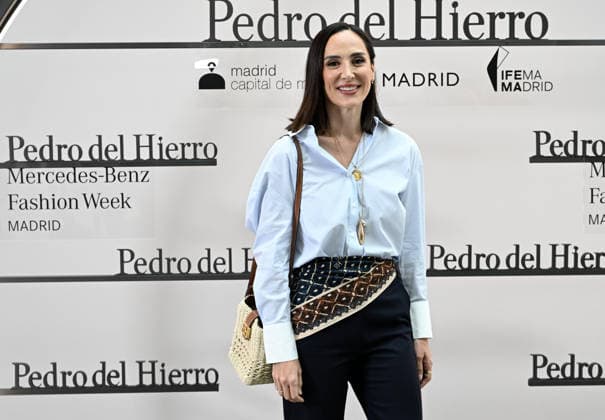 Photocall of the Pedro del Hierro fashion show at Mercedes Benz Fashion Week Madrid Tamara Falcó poses at the Pedro del Hierro fashion show photocall at the 83rd edition of Mercedes Benz Fashion Week Madrid, at the Galería de Cristal del Palacio de Cibeles, on March 18, 2026, in Madrid Spain This years edition will be held from March 17 to 22 FAMOUSES PEDRO DEL HIERRO SHOW José Madrid Madrid Madrid Spain  Copyright: xJosÃ xOlivax 7377050