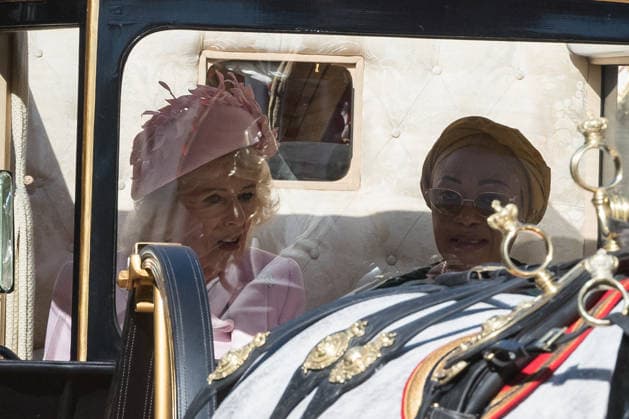 March 18, 2026, Windsor, England, United Kingdom: Queen CAMILLA (L) and First Lady of Nigeria OLUREMI TINUBU travel in a carriage towards Windsor Castle during the State Visit to the United Kingdom by the President of Nigeria Bola Tinubu and the First Lady Oluremi Tinubu. Windsor United Kingdom  - ZUMAs371 20260318_zip_s371_007 Copyright: xWiktorxSzymanowiczx
