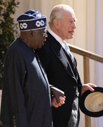 . 18 03 2026. Windsor , United Kingdom. King Charles III, Queen Camilla, Prince William and Kate Middleton, the Prince and Princess of Wales, at a Ceremonial Welcome at Windsor Castle, for the Nigerian President Bola Ahmed Tinubu and the First Lady Oluremi Tinubu, at the start of their State Visit to the United Kingdom.  xStephenxLockx xi-Imagesx IIM-26645-0049