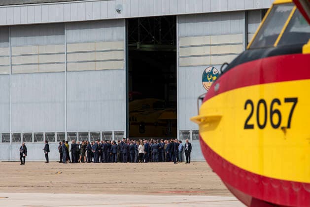 The King attends the technological demonstration days of the Connected, Sustainable and Intelligent Air Base BASCI King Felipe VI attends the technological demonstration days of the Connected, Sustainable and Intelligent Air Base BACSI , at Los Llanos Air Base, on March 18, 2026, in Albacete, Castilla La Mancha Spain The Kings visit is part of the inauguration of the Technological Demonstration Days BACSI 2026, an Air and Space Army exercise that shows digitalization, connectivity and sustainability projects for air bases, with the presence of companies, universities and demonstrations at Los Llanos Air Base 18 MARCH 2026 Víctor Ferná Albacete Castilla La Mancha Albacete Castilla La Mancha Castilla La Mancha Espana  Copyright: xVictorxFernandezx 7377345
