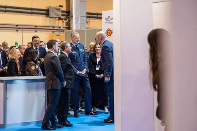 The King attends the Technological Demonstration Days of the Connected, Sustainable and Intelligent Air Base BASCI King Felipe VI together with the President of Castilla La Mancha, Emiliano García Page, attends the Technological Demonstration Days of the Connected, Sustainable and Intelligent Air Base BACSI , at the Los Llanos Air Base, on March 18, 2026, in Albacete, Castilla La Mancha Spain The Kings visit is part of the inauguration of the BACSI 2026 Technology Demonstration Days, an Air and Space Army exercise that shows digitalization, connectivity and sustainability projects for air bases, with the presence of companies, universities and demonstrations at Los Llanos Air Base 18 MARCH 2026 Víctor Ferná Albacete Castilla La Mancha Alba  Copyright: xVictorxFernandezx 7377368