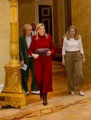 18-03-2026 Palace Queen Maxima attended the Indispensable Links (Onmisbare Schakels) meeting of the Orange Fund in the Grote Balzaal at palace Noordeinde in The Hague. Â  Copyright: xPPEx