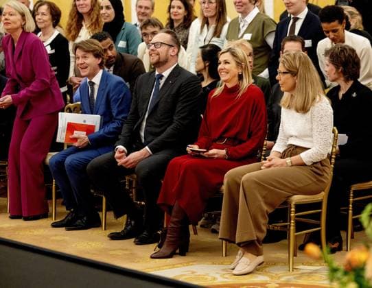 Den Haag, The Netherlands, 2026-03-18 13:23:28 THE HAGUE, 18-03-2026, Noordeinde Palace. Queen Maxima attends the Indispensable Links meeting of the Orange Fund at Noordeinde Palace. The meeting focuses on strengthening the social sector. PHOTO: NLBeeld Patrick van Emst Credit: NL Beeld Patrick van Emst  Copyright: xx x
