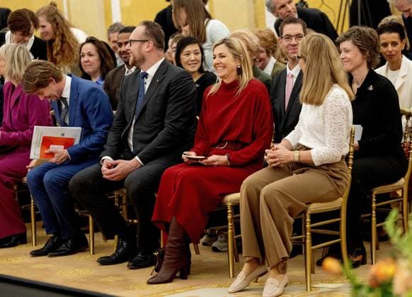Den Haag, The Netherlands, 2026-03-18 13:23:29 THE HAGUE, 18-03-2026, Noordeinde Palace. Queen Maxima attends the Indispensable Links meeting of the Orange Fund at Noordeinde Palace. The meeting focuses on strengthening the social sector. PHOTO: NLBeeld Patrick van Emst Credit: NL Beeld Patrick van Emst  Copyright: xx x