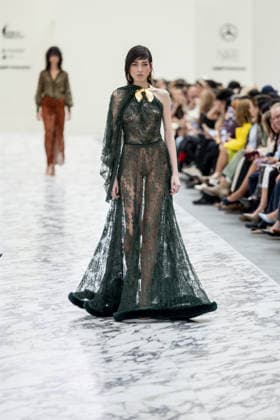 Isabel Sanchís fashion show at Mercedes Benz Fashion Week Madrid A model during the Isabel Sanchís fashion show at Mercedes Benz Fashion Week Madrid, March 18, 2026, in Madrid Spain The Isabel Sanchís fashion show is part of the opening day of Mercedes Benz Fashion Week Madrid 2026, dedicated to haute couture and sophistication, where the designer presents her new party and bridal proposals in the Crystal Gallery of the Palacio de Cibeles to specialized press and guests 18 MARCH 2026 FASHION SHOW MODEL MODEL DESIGNER SHOWCASE COLLECTION MBFWM Madrid Madrid Espana  Copyright: xRicardoxRubiox 7377557
