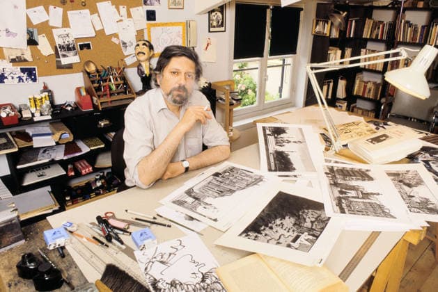 01 1991: French comic strip artist Jacques Tardi RECORD DATE NOT STATED *** 01 1991 French comic strip artist Jacques Tardi RECORD DATE NOT STATED  Copyright: x HelenexBamberger Opale.photox