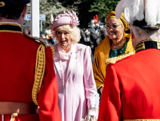 . 18 03 2026. Windsor , United Kingdom. King Charles III, Queen Camilla ,Prince William and Kate Middleton, the Prince and Princess of Wales, with President of Nigeria Bola Ahmed Tinubu and First Lady Oluremi Tinubu ,as they arrive in Windsor on the first day of their state visit to the UK.  xi-Imagesx xPoolx IIM-26645-0101