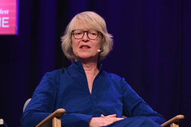 author Meike Winnemuth reads and speaks at Lit Cologne, the international literature festival