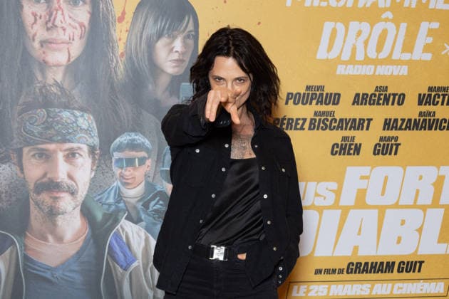 Plus Forts Que Le Diable Paris Film Premiere NB Asia Argento attends Plus Forts Que Le Diable - Stronger That The Devil Paris Film Premiere at Le Grand REX on March 18, 2026 in Paris, France. Photo by Nasser Berzane ABACAPRESS.COM Paris France  Copyright: xBerzanexNasser ABACAx